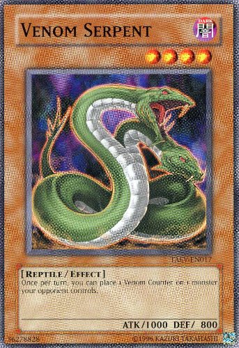 Yu-Gi-Oh! - Venom Serpent (TAEV-EN017) - Tactical Evolution - Unlimited Edition - Common