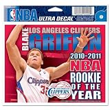 Los Angeles Clippers Official 4.5"x6" NBA Car Window Cling Decal