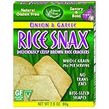 Edward&SonsRiceSnaxOnionGarlic,2.8-OunceBoxes(Packof12)