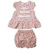 《H28年秋冬物》(日本製) Pample Mousse(パンプルムース) 細コール天小花柄ミルキースーツ 90cm/PK NO.DP-63403