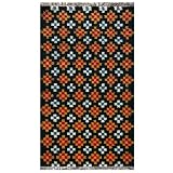 EXP 5' x 2'6" Hand-Knotted Tibetan Lotus Flower Wool Area Rug