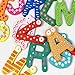 Susenstone®Colorful Cute 26 Letters Wooden Cartoon Fridge Magnet kid's Baby Educational Toy