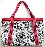 Large Nightmare Before Christmas Canvas Tote Bag NBX