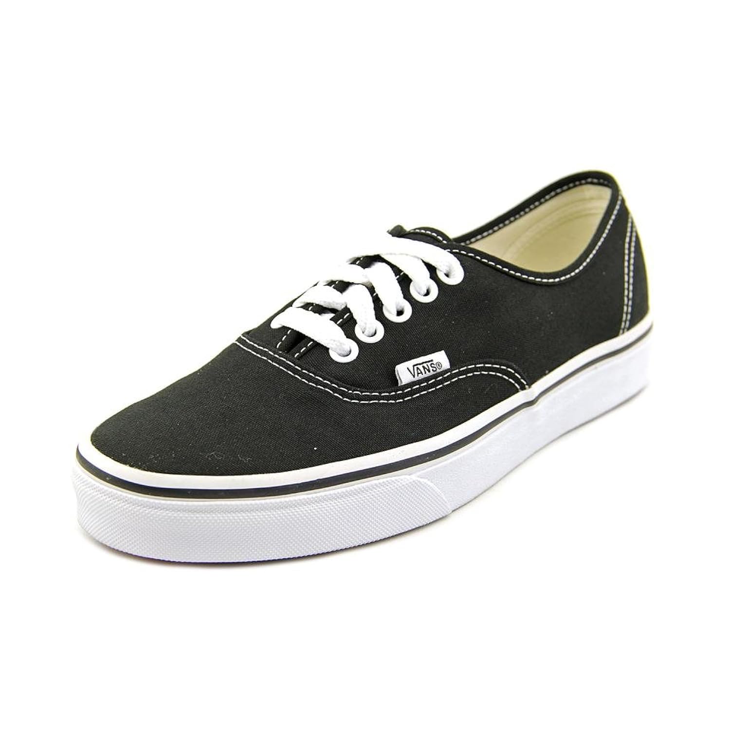 mens black and white authentic vans