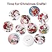 25 Fabulous Christmas Theme Wood Buttons 20mm each with Exclusive Shizaru Designs Gift Bag