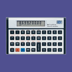HEW12CPT Financial Calculator, 5-1 10x3-1 10x3 5, Platinum by Hewlett-Packard