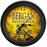 Bergan s Garage Black Cascading Wall Clock Bergan s Garage Black Cascading Wall Clock