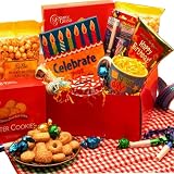 Festive Fun Red Birthday Celebrations Care Package Gift Box by ArtofAppreciation.com