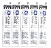 Zebra Sarasa Clip 0.3 Gel Ballpoint Pen Blue Ink Refills, 0.3mm, Set of 5 (Japan import) [Komainu-Dou Original Package]