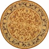 Safavieh Anatolia AN545A Hand made Hand spun Wool 8 Round Area Rug