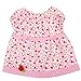 HappyBB Baby Doll Clothes Skirt Fits 14 inches American Girl Doll - 2 PCS Floral Dress
