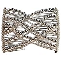 1 St&uuml;ck Haarspange silberfarben Haarschmuck Haarklammer Haarklemme Haarkamm ( Trendhaarschmuck ) 1121