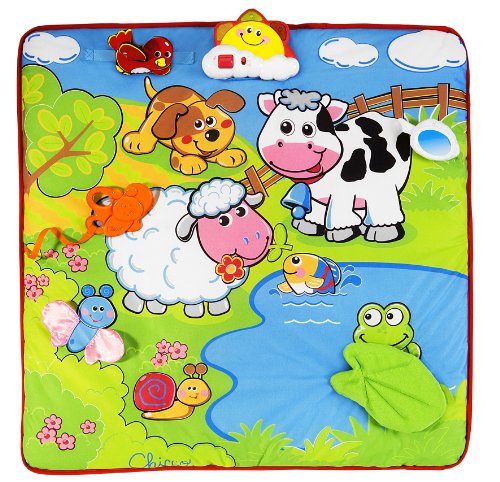 Chicco 00071508000100 - Spieldecke singende Tierchen