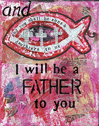 I Will Be a Father to You (Christian art print 8x10)