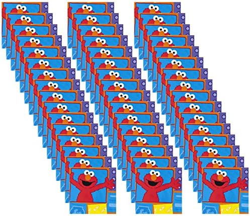 Elmo Loves You Party Beverage Napkins Value Pack 48 Count