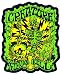 Creature Skateboards Skateboard Sticker - Fiends Kill Skate Board Sticker - skeleton gas mask