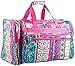 World Traveler Boho Patchwork Duffle Bag 22-inch