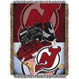 New Jersey Devils NHL Woven Tapestry Throw (Home Ice Advantage) (48x60")"