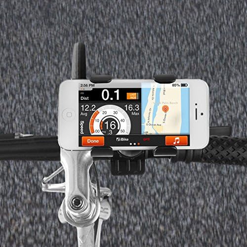 Bike Mount Bicycle Holder- Motorcycle Phone Mount,GPS Bike Holder For iPhone 6 6(+) 6S 6S plus 5S 5C 4S,Samsung S5 S4 S3 Note 2 Note 3,Nexus 5--Morzen®