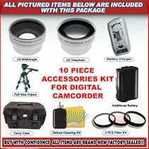 DVD CAMCORDER ACCESSORY KIT FOR SONY DVD505 DVD405 305