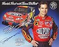AUTOGRAPHED 2007 Jeff Gordon #24 DuPont Flames Racing (Finish First with Team DuPont) Signed Photo 8X10 NASCAR Hero Card with COA