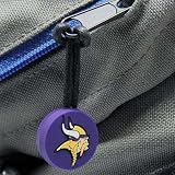 Minnesota Vikings Zipper Pull Charm Tag Set Luggage Pet Id Nfl