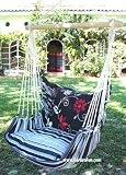 Metropolitan Summer Toile Flower Hammock Chair Swing Set