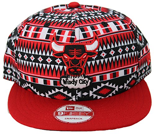 NBA NEW ERA 9Fifty Chicago Bulls Snapback Hat Cap Adjustable