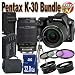 Pentax K-30 Digital Camera with 18-135mm WR and 55-300mm AL Lens Kit (Black) + 32GB SDHC Class 10 Memory Card + Extended Life Battery + External Rapid Travel Quick-Charger + USB Card Reader + Memory Card Wallet + Shock Proof Deluxe Case + 3 Piece Professional Filter Kit + Super Wide Angle Lens + 2x Telephoto Lens + Professional Full Size Tripod + Accessory Saver Bundle!