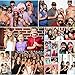 58 pieces party photo Panel photo booth props set photo prop of photo accessories for wedding anniversary graduation party [pipe tobacco crowns ties hats flying beards etc] party accessories