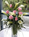 Send Fresh Cut Flowers - Pink Elegance Mixed Bouquet
