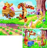 Disney Winnie the Pooh - Lustige Streiche mit Tigger, 20 Teile Puzzle - 