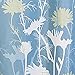 InterDesign Daizy Shower Curtain, Blue and Sage, 72 x 72-Inch