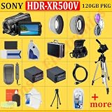 Sony HDR XR500V 120GB HDD High Definition Camcorder w/12x Optical Zoom + HUGE ACCESSORIES PACKAGE INCLUDING WIDE ANGLE MACRO LENS + 2X TELEPHOTO + 3 PC FILTER KIT + 1GB PRO DUO MEMORY CARD + 2x EXTENDED LIFE BATTERIES + 2 CARRYING CASES + TRIPOD & MUCH MORE INCLUDING FREE SHIPPING !! Sony HDR-XR500V 120GB HDD High Definition Camcorder w/12x Optical Zoom + HUGE ACCESSORIES PACKAGE INCLUDING WIDE ANGLE MACRO LENS + 2X TELEPHOTO + 3 PC FILTER KIT + 1GB PRO DUO MEMORY CARD + 2x EXTENDED LIFE BATTERIES + 2 CARRYING CASES + TRIPOD & MUCH MORE INCLUDING FREE SHIPPING !!