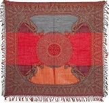 Wool Fabric Winter Scarves in Square 40 x 42 inches (sjmwr039)