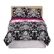 Xhilaration Black Scroll Comforter Set - Twin
