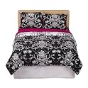 Xhilaration Black Scroll Comforter Set - Full