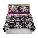 Xhilaration Black Scroll Comforter Set - Twin