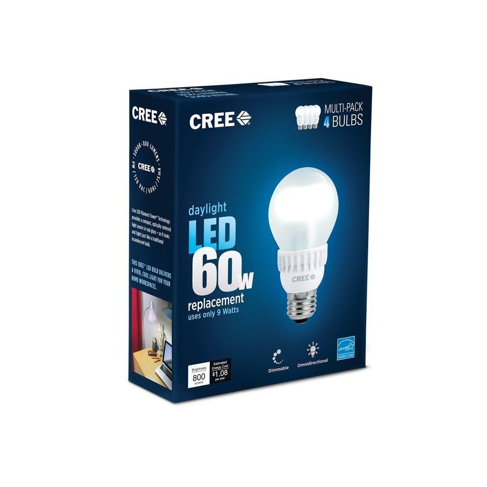 Cheap Cree 60W Equivalent Daylight (5000K) A19 Dimmable LED Light Bulb