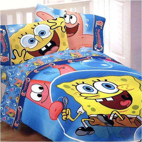 Spongebob Squarepants Bubbly Fun Twin Sheet Set