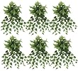SIX 30" Philo Artificial Hanging Bushes