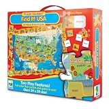 61iv135sJoL. SL160  The Learning Journey Puzzle Doubles Find It! USA Floor Puzzle