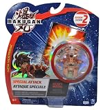 Bakugan Battle Brawlers New Vestroia Season 2 Heavy Metal Single Pack Special Attack Series - Subterra Brown Alpha Hydranoid with 1 Ability Card and 1 Metal Gate Card