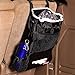 Lifesaver Car Trash Can Organizer- Water Proof & Leakproof- Front Mesh, Drink and Tissue Holder, Cinch Top Keeps Odors Contained- Premium Quality- Black