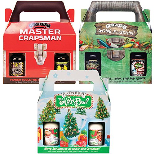 Crap-tastic Poo-Pourri Gift Set - Master Crapsman, Gone Flushin & North Bowl