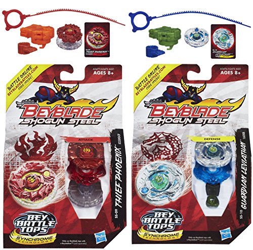 Beyblade Shogun Steel Beybattle Thief Phoenix SS-09 Top & Gu