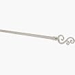 Do it Best Imp Blnd-Y 625736 Home Impressions Decorative Curtain Rod Set