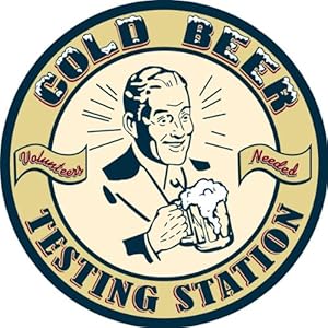 Beer Testing Station Metal Sign Beer Testing Station Metal Sign