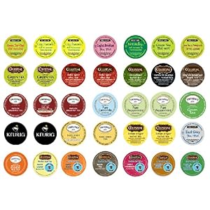 Crazy Cups Tea Sampler K-Cup Portion Pack for Keurig K-Cup Brewers (Pack of 35)