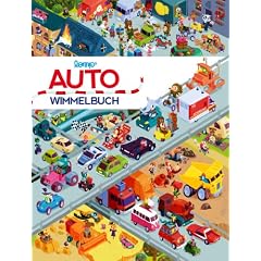 Auto Wimmelbuch: Das gro�e Wimmelbilderbuch mit Bagger, M�llauto, Feuerwehr, Polizei, Blaulicht und Tat�tata und vielen Fahrzeugen mehr